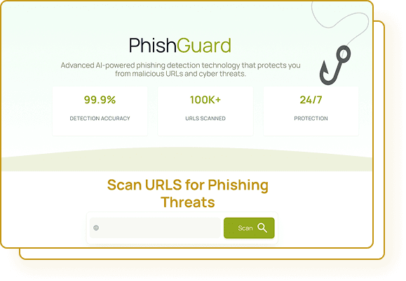PhishGuard scan interface